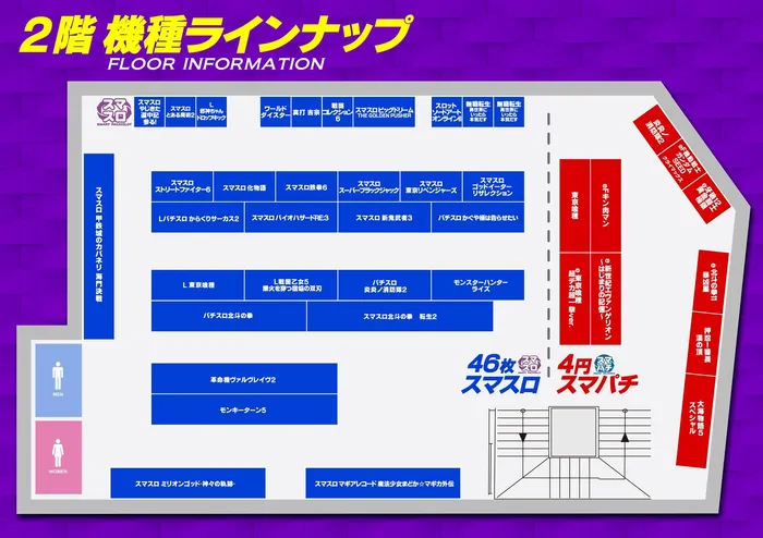 BEAM新井薬師のフロアマップ2