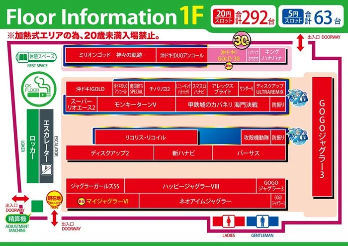 ベガビック京急蒲田店のフロアマップ1