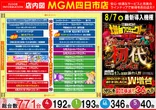 MGM四日市店のフロアマップ2