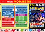 MGM四日市店のフロアマップ1
