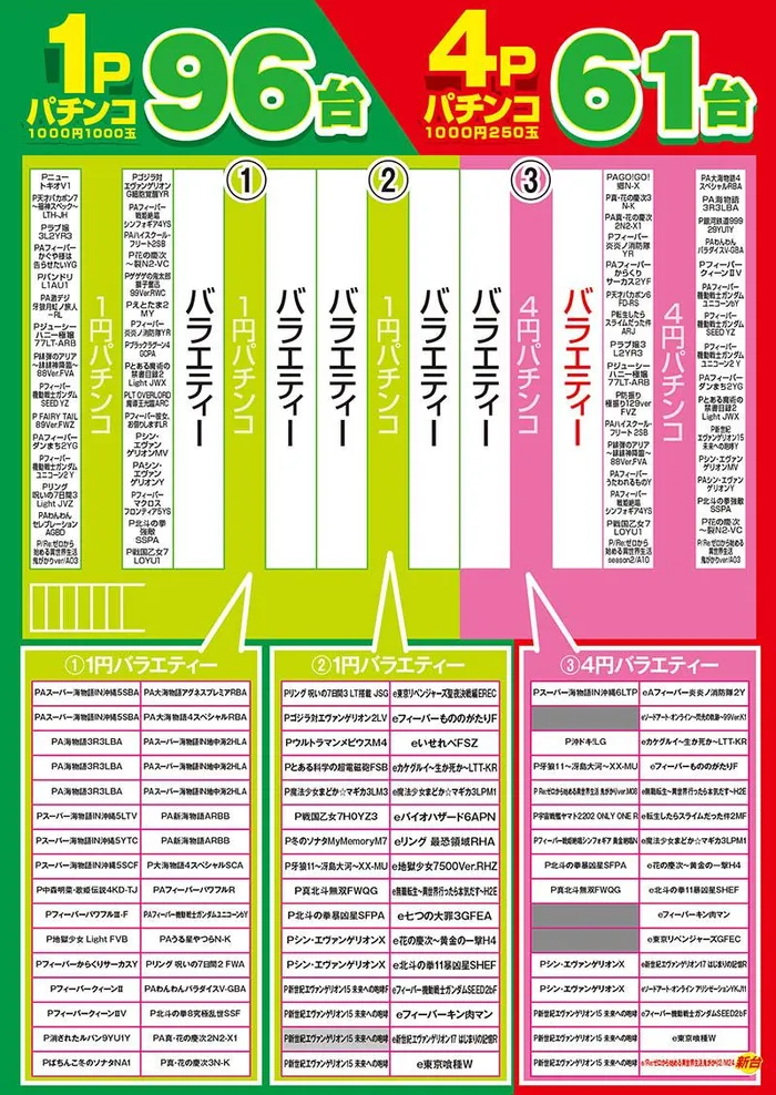 デルパラ７堀之内店のフロアマップ1