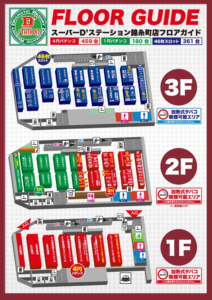 Super D'station錦糸町店のフロアマップ2