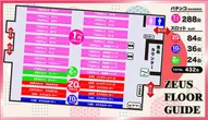ZEUSのフロアマップ1