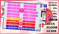 ZEUSのフロアマップ1