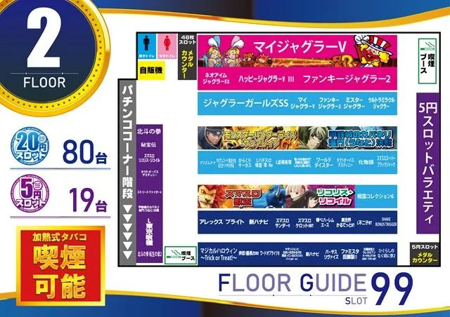 AIS小川店のフロアマップ2