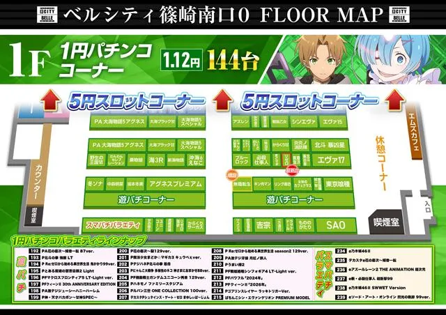 ベルシティザシティ篠崎南口０のフロアマップ1