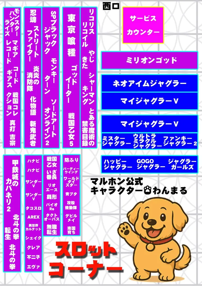 マルホンのフロアマップ2