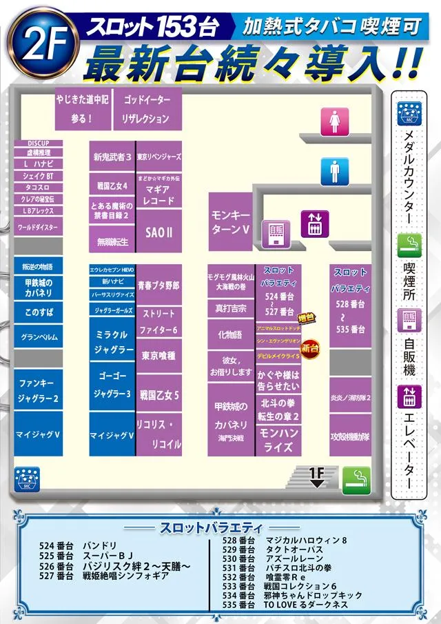 BIGディッパー門前仲町店のフロアマップ1