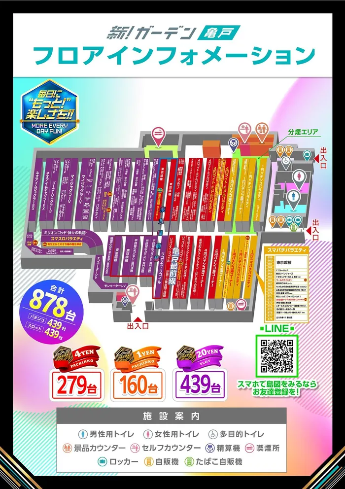 新！ガーデン亀戸のフロアマップ1