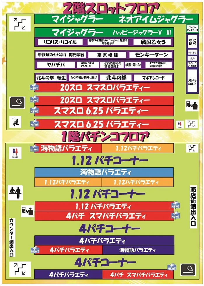 DELFEEL NEW TOKYOのフロアマップ1