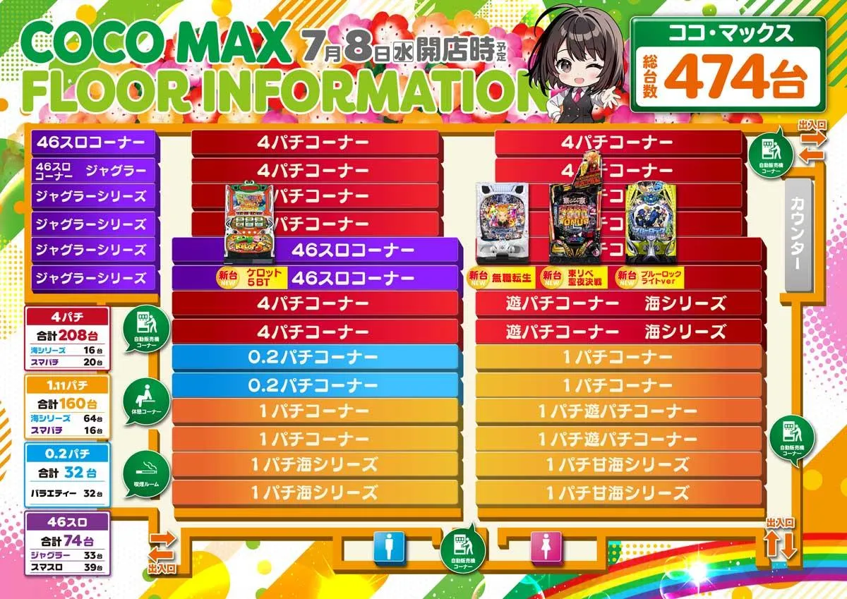 フロアマップ公開中】ココ・マックス | 宇都宮市 岡本（栃木県）駅