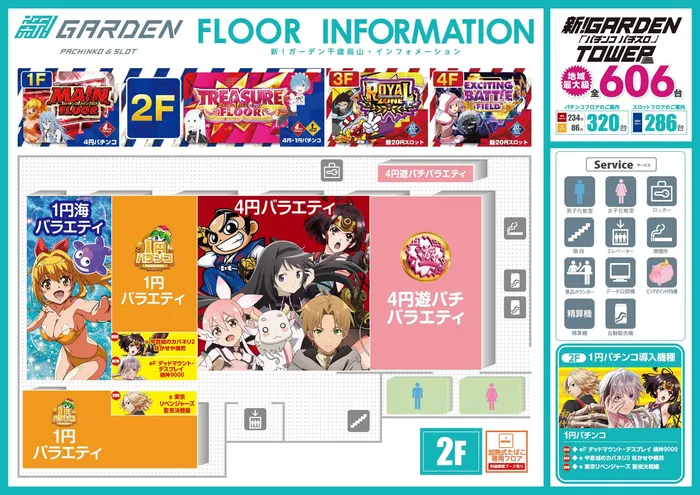 新！ガーデン千歳烏山店のフロアマップ2