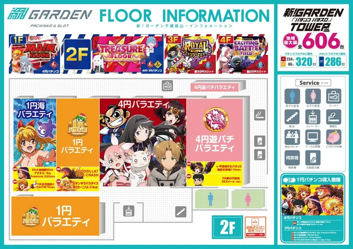 新！ガーデン千歳烏山店のフロアマップ2