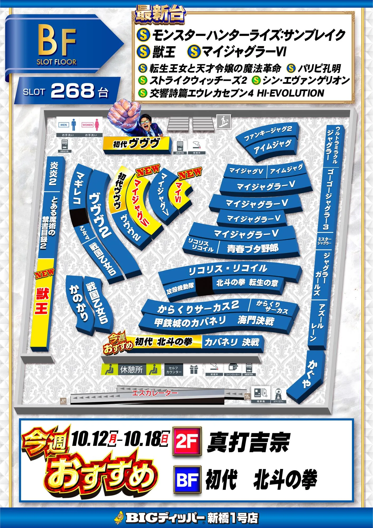 ビッグディッパー新橋 フロアマップ