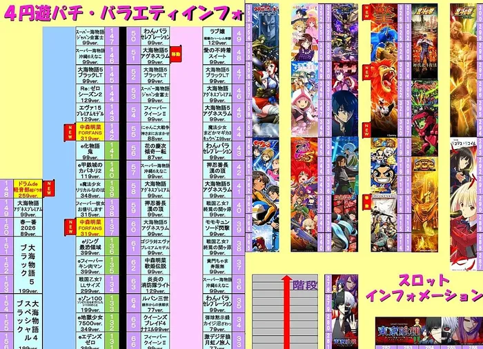 K-1赤羽店のフロアマップ2