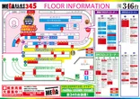 メガスロットコンコルド345吉浜店のフロアマップ1