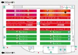 スーパードーム上野のフロアマップ1