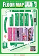 四海樓梅田店のフロアマップ1