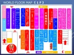 つつじヶ丘ワールドのフロアマップ1