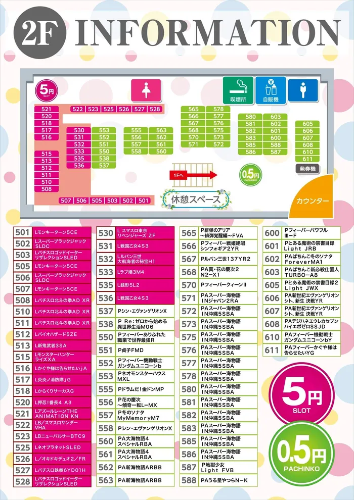 オゼック久米川店のフロアマップ2