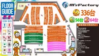 エムズファクトリーのフロアマップ1