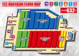 123大林店のフロアマップ1