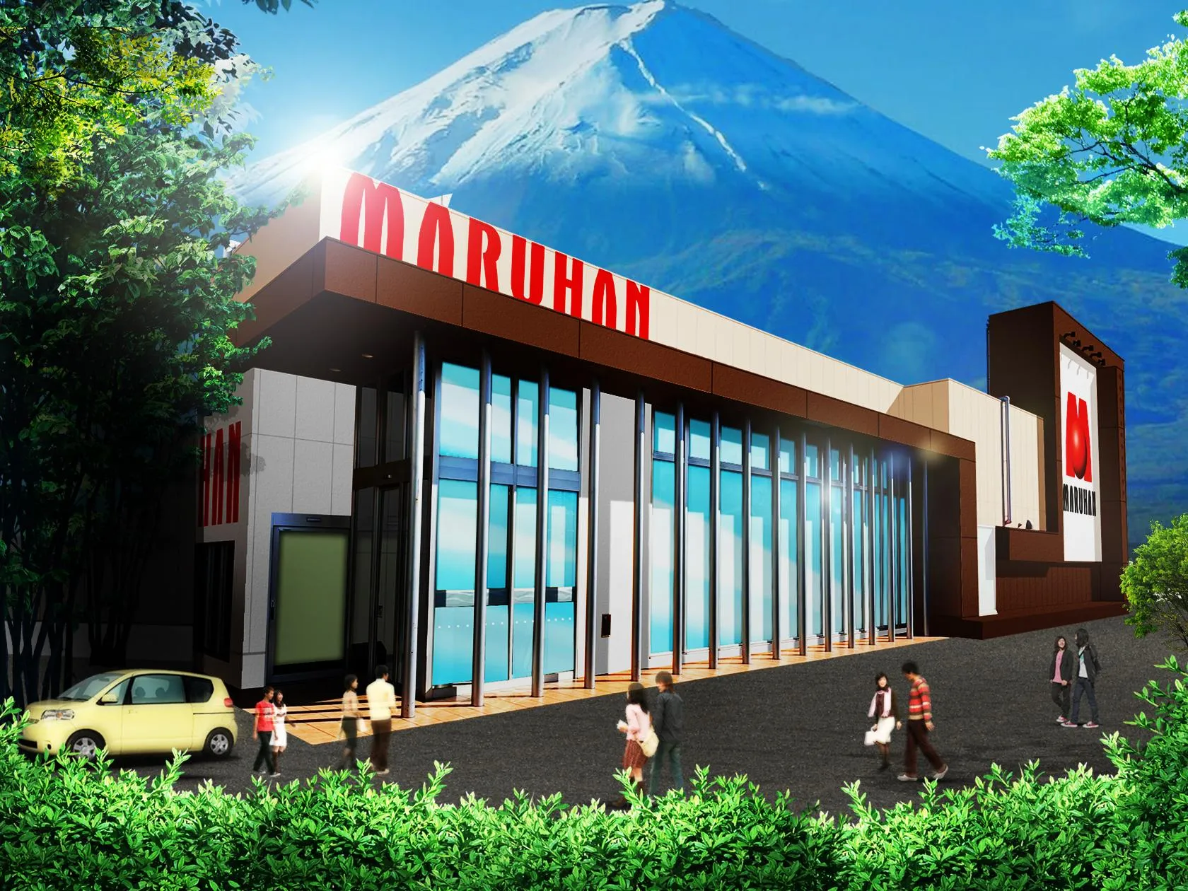 マルハン萩原東店の外観画像