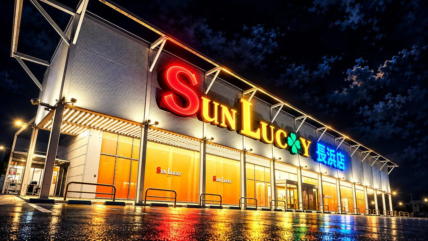 サンラッキー長浜店の外観画像