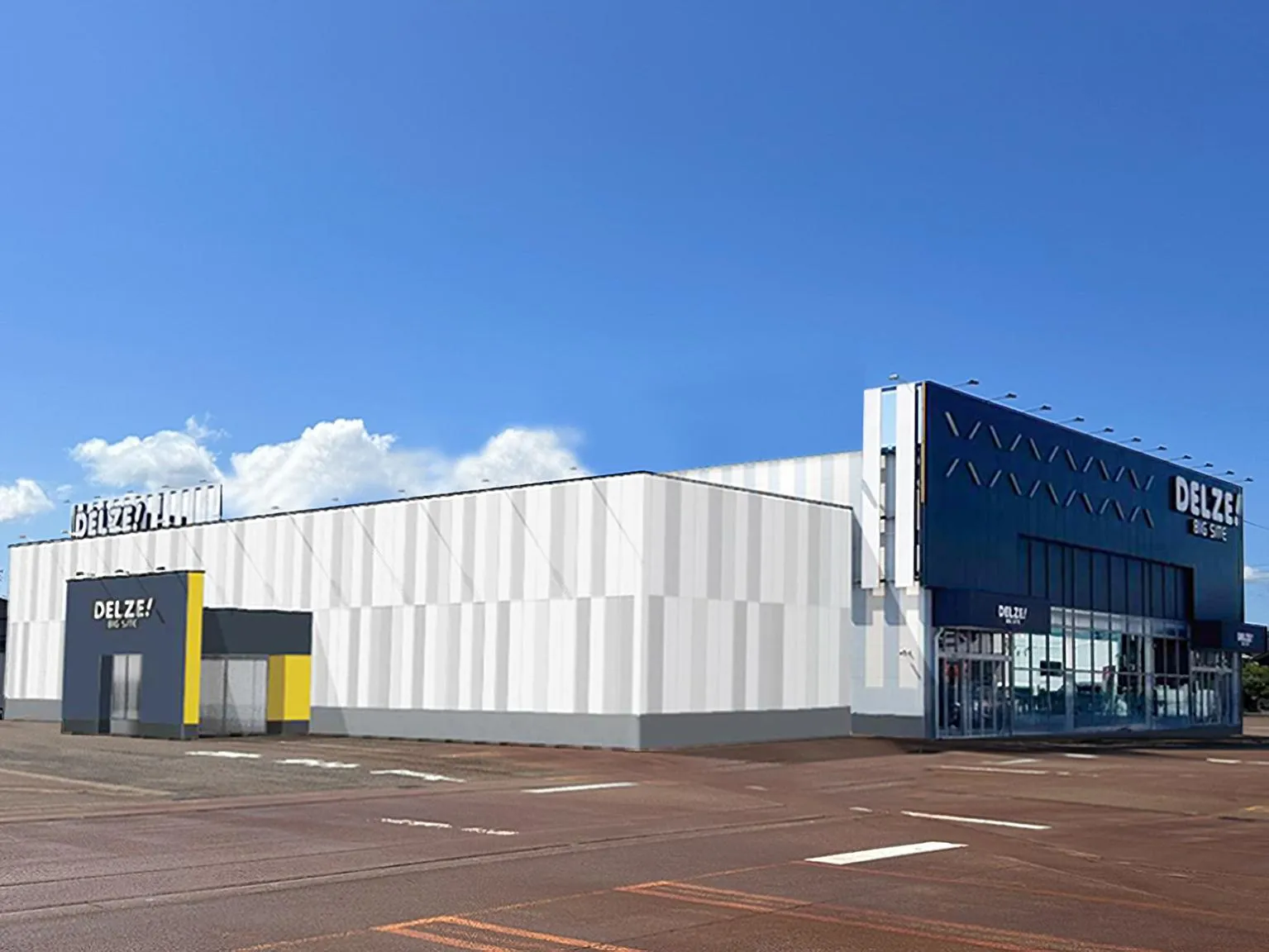 デルゼビッグサイト長岡川崎店の外観画像