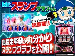 パチスロ 百花繚乱 サムライガールズ』の設定6スランプグラフを大公開
