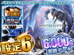 パチスロ モンハン アイスボーン™』設定6の実戦データやスランプグラフ
