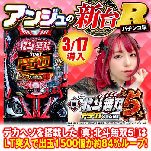 新台『e真・北斗無双 第5章 ドデカSTART』のRUSH・赤保留