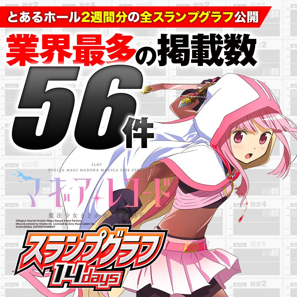 スマスロ マギアレコード』スランプグラフ56件掲載！ 設定6のグラフも6