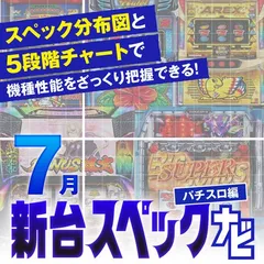 『LBエヴァ』他7月のパチスロ新台性能をざっくり評価【新台スペックナビ（パチスロ編）】