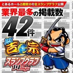 設定6を含む『真打 吉宗』の設定付きスランプグラフ42本掲載!!