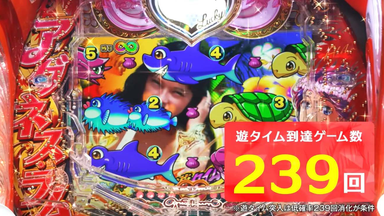 遊タイム付パチンコ新台『PA大海物語Withアグネス・ラム Premium