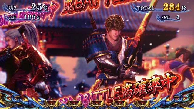 スマスロ新鬼武者3AT鬼バトル高確