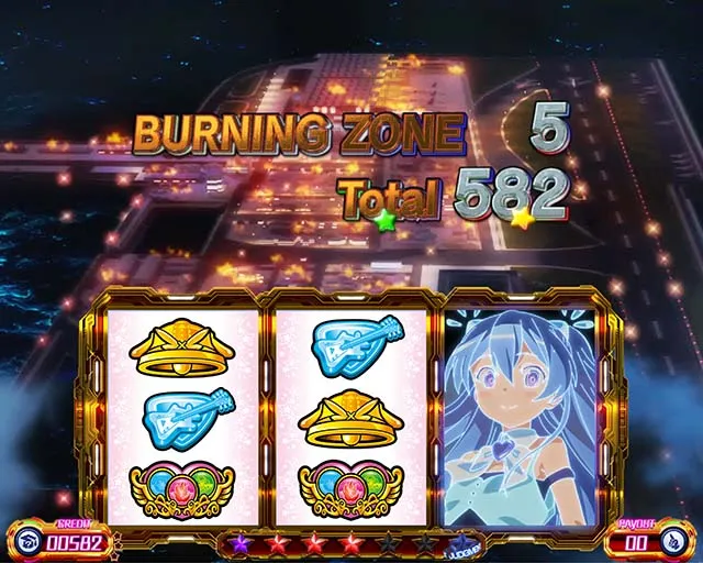 プリズムナナST終了時リールキャラ