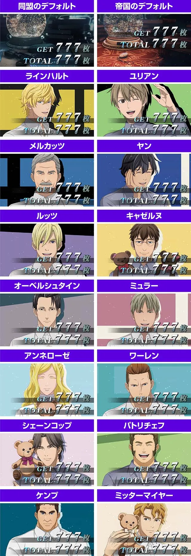 スマスロ銀河英雄伝説終了画面