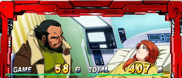 Lパチスロ 機動戦士ガンダムユニコーン 覚醒DRIVE終了画面