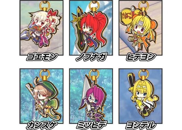  L戦国乙女5 業火を穿つ宿焔の双刃乙女ストラップモード