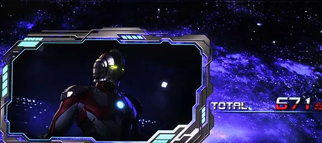 LULTRAMAN最終決戦スマスロウルトラマンAT終了画面