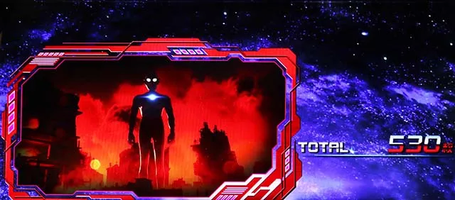LULTRAMAN最終決戦スマスロウルトラマンAT終了画面