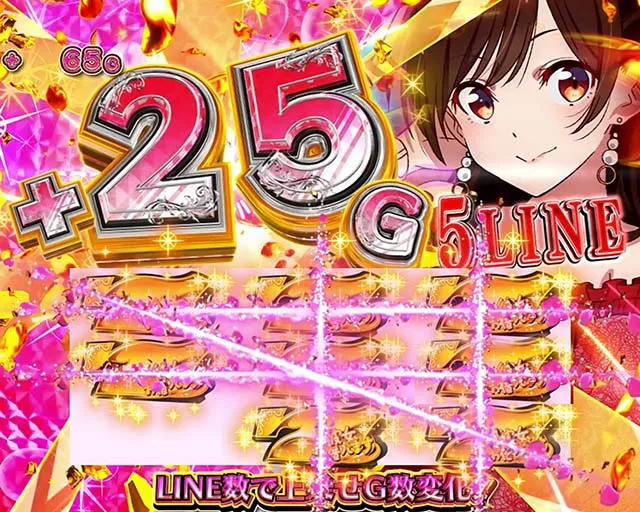 Lパチスロ 彼女、お借りします1Gレンチャンス