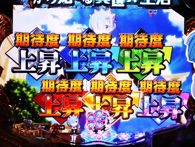 ぱちんこリゼロ鬼がかりver・保留変化予告・信頼度
