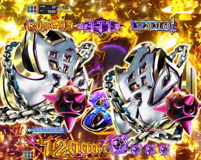 パチンコ・リゼロ鬼がかり2・［鬼がかりRUSH］主要演出