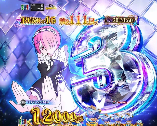 パチンコ・リゼロ鬼がかり2・［ゼロかRUSH］主要演出