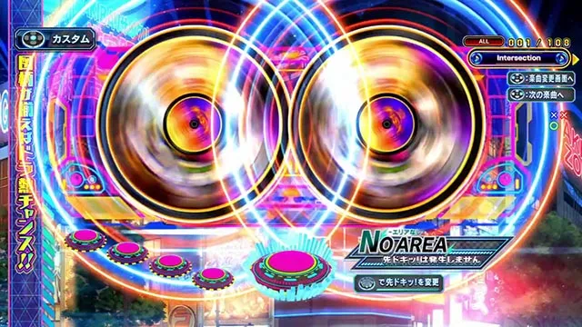 パチンコ・ドラムde 電音部・変動中予告