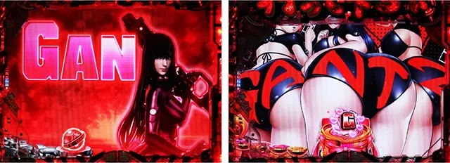 パチンコ・GANTZ・リーチ後予告