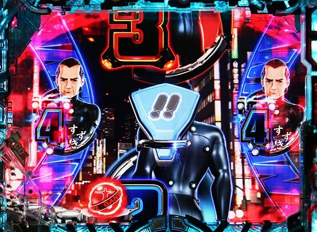 パチンコ・GANTZ・リーチ後予告